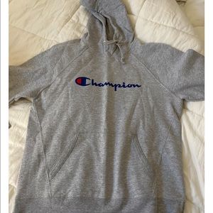 grey champion hoodie